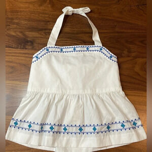 NWT‎ Toddler Girls Embroidered Halter Top